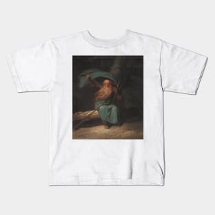Ossian Singing His Swan Song by Nicolai Abildgaard Kids T-Shirt